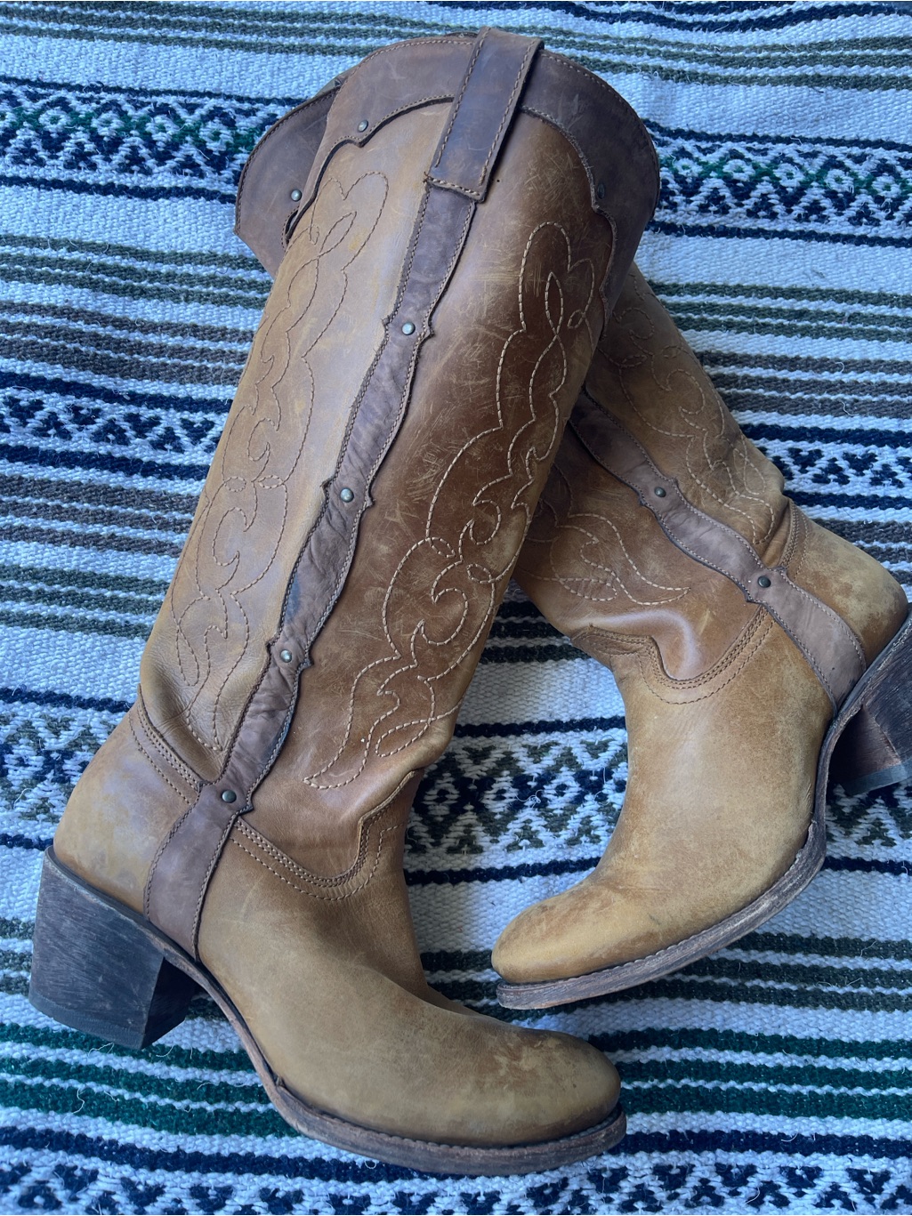 Corral Kats Natural Westport Boots 8.5